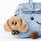 Otter Rabbit Fur Charm - Croissant Baby