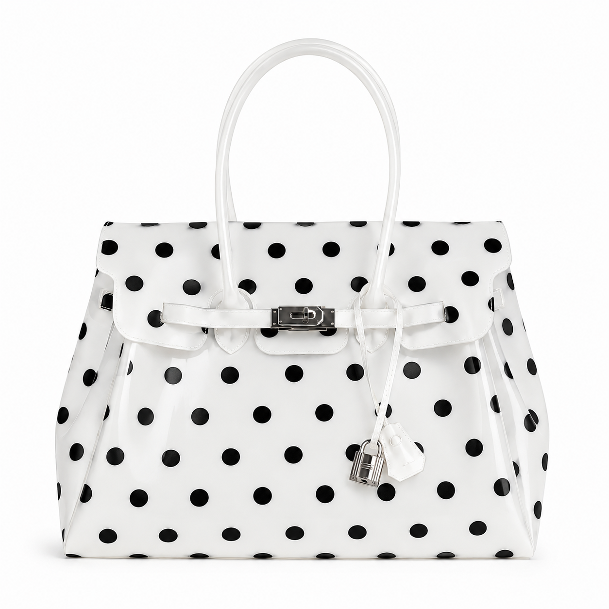 Jelly Firkin Collection - Polka Dot White