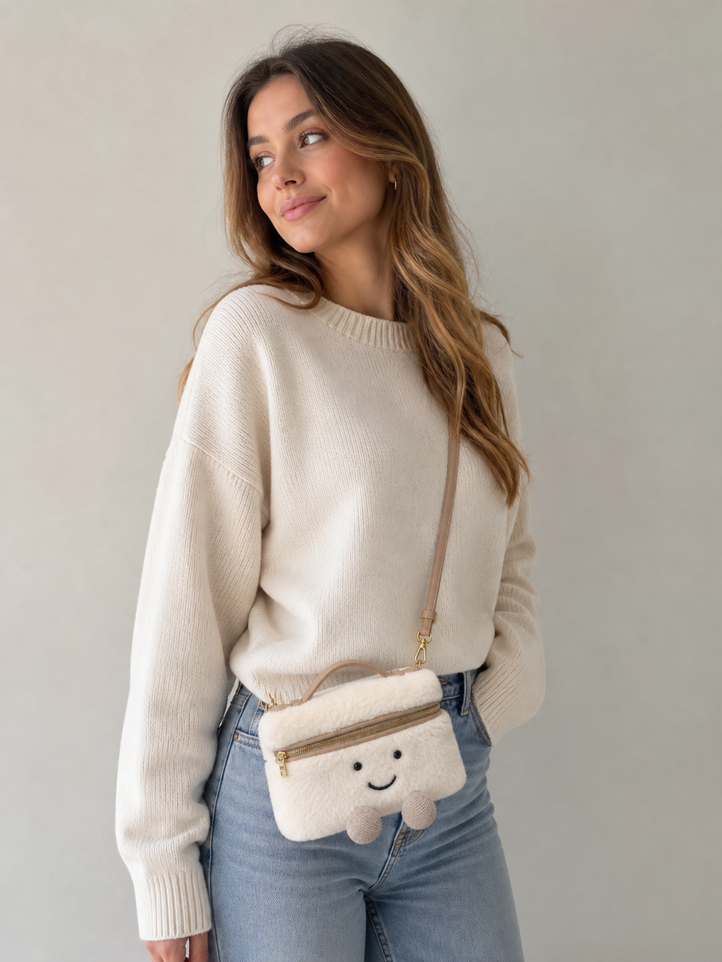 Puffie™ Mini Pouch - Cloud White